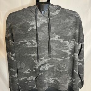 Gray Camouflage Women’s Hoodie